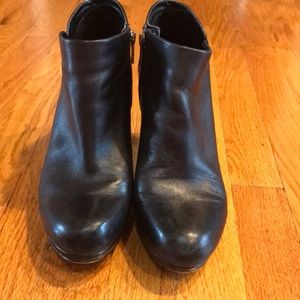 Black Clark Artisan Booties